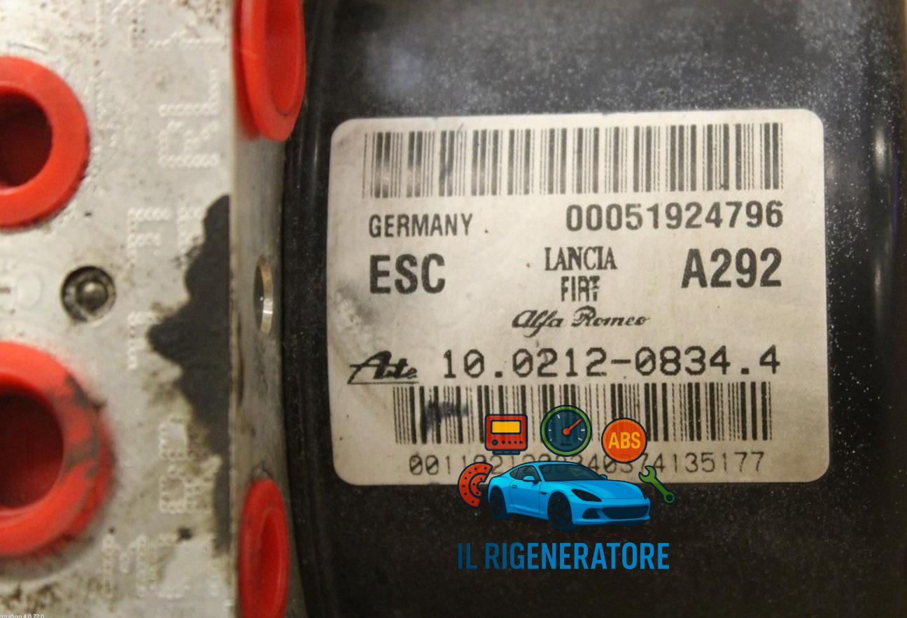 00051924796 Fiat Doblò centralina gruppo pompa ABS Euro 230